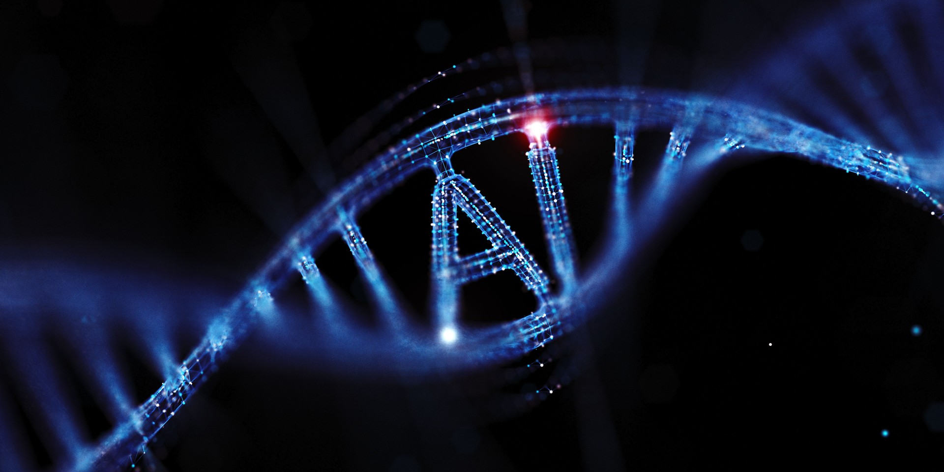 Artificial Intelligence DNA Digital Concept